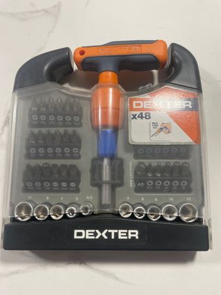 Kit Destornillador Dexter x48 Puntas