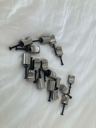 Pomo / Tirador Armario Inspire Gris/Plata