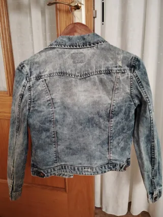 Cazadora vaquera mujer azul