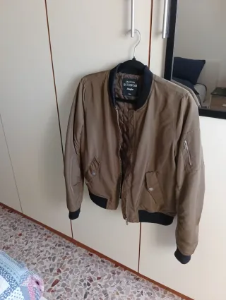 Bomber donna verde militare