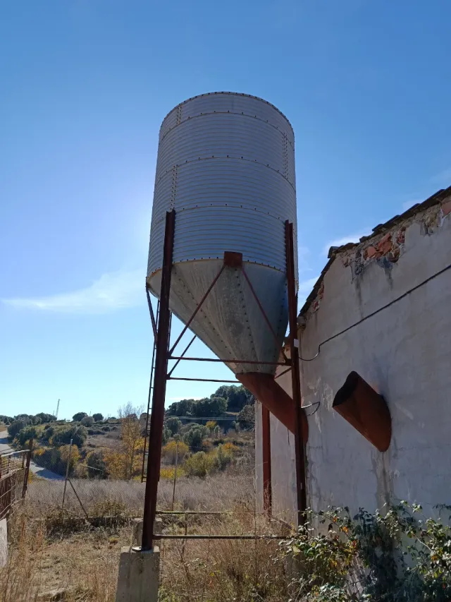 Silo metálico de pienso