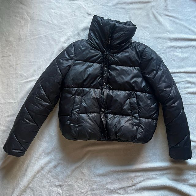 Abrigo acolchado negro