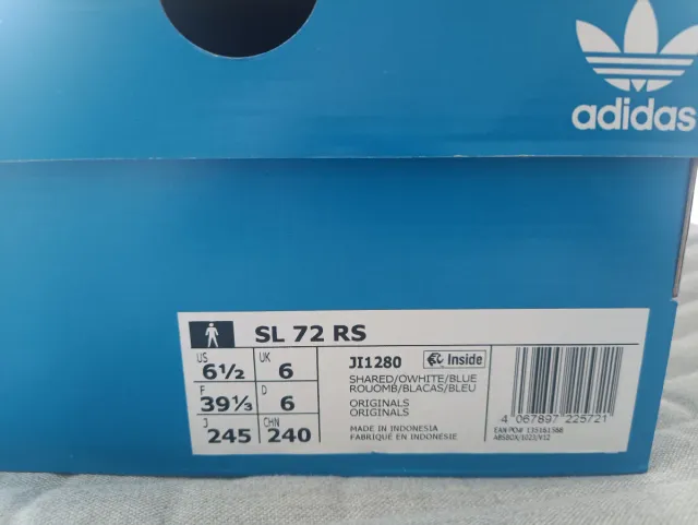 Adidas SL 72 RS Talla 39 1/3 Roja