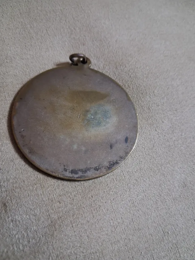 Medaglia aviazione con ali e spada