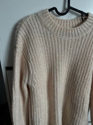 Jersey H&M brillos beige Talla XS