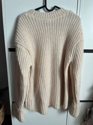 Jersey H&M brillos beige Talla XS