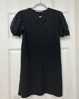 Abito corto Zara pizzo nero taglia M