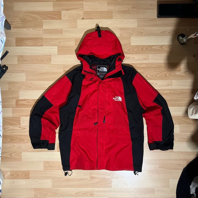 Chaqueta The North Face Roja Negra GoreTex Vintage