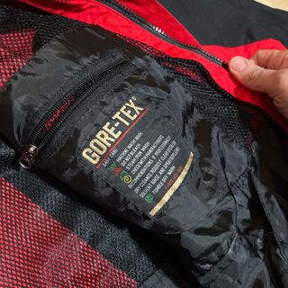 Chaqueta The North Face Roja Negra GoreTex Vintage