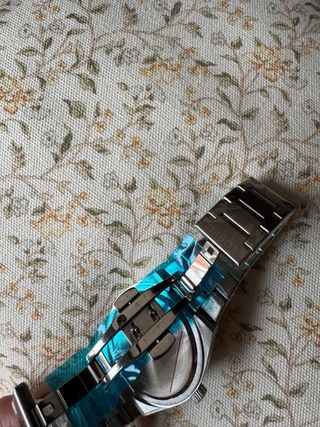 PRX Reloj Verde y Plateado