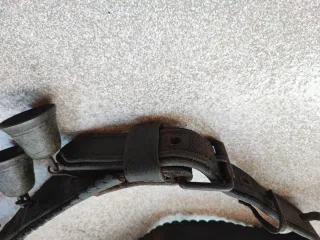 Collare antico per cavallo con 8 campane