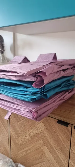 Organizer portaoggetti armadio blu