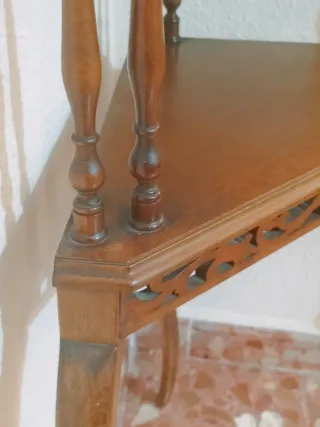 Mueble rinconera de madera