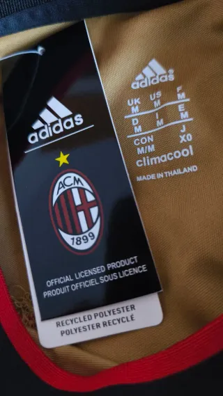 Camiseta Balotelli Milán Retro Champions Dorada