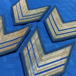 Gradi Sergente Maggiore Aeronautica Stoffa 2Coppie