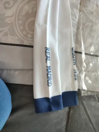 Calcetines Real Madrid niño blancos y azules