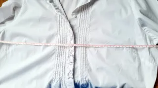 Camisa Blanca Punto Roma Talla 48