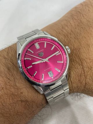 TAG Heuer Carrera pink automático