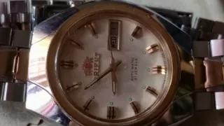 Orologio Orient Automatico Day-Date Oro Argento