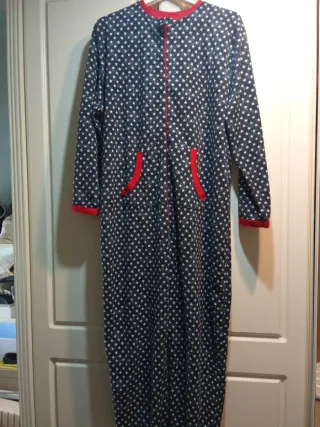 Pijama Entero Mujer Estrellas Azul/Rojo Nuevo