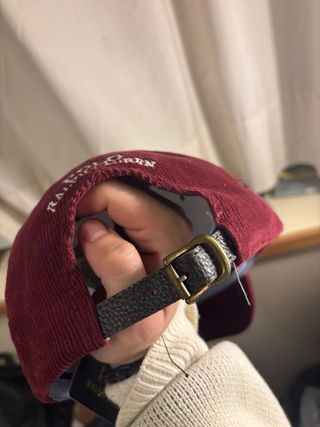 Gorra Polo Ralph Lauren Burdeos Pana