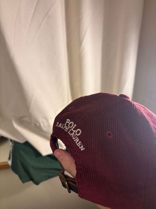 Gorra Polo Ralph Lauren Burdeos Pana