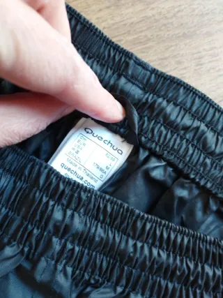 Pantalón impermeable Quechua negro