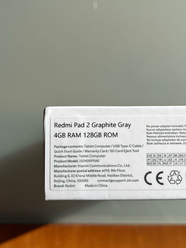 Xiaomi Redmi Pad 2 Precintada Gris