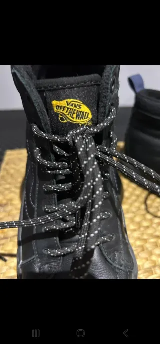 Deportivas Vans Piel Negras