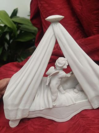 Figura biscuit isabelina antigua