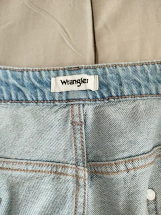Pantalón ancho Wrangler azul