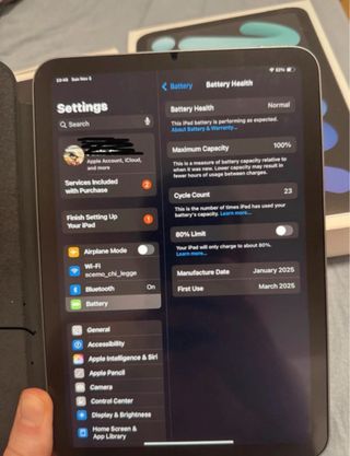 iPad mini 7 con Smart Folio Grigio e garanzia