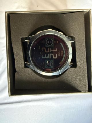 Garmin Fenix 7X Sapphire Solar Plata/Blanco