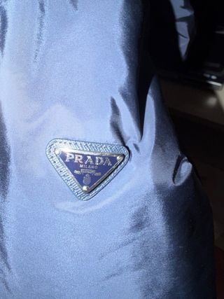 Giacca Prada Nylon Blu Taglia 48