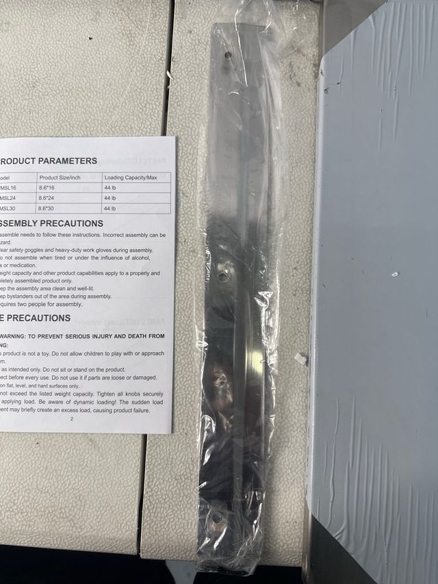 Estantería Vevor Acero Inoxidable 406x218mm