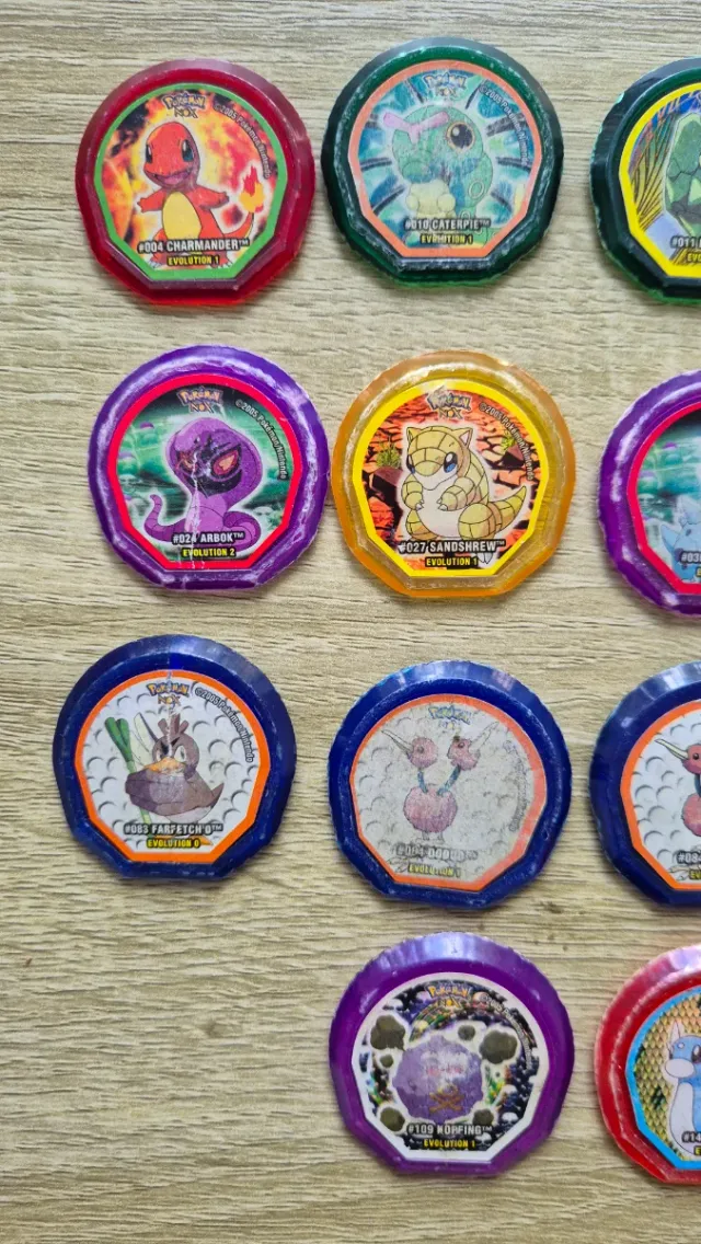 Tazos Pokémon Nox