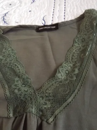 Conjunto lencero verde