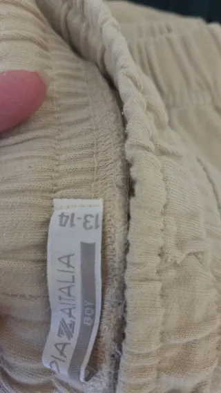 Pantaloni tuta cotone garzato