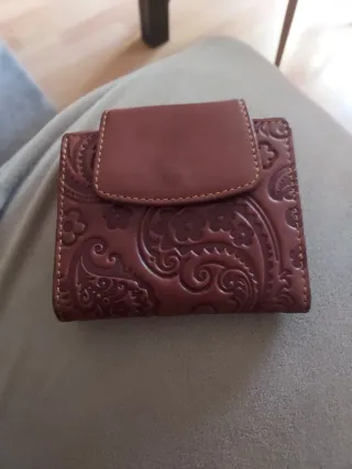 Cartera Billetera Bossanova Marrón con Diseño