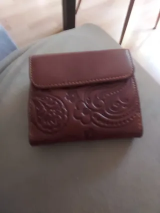 Cartera Billetera Bossanova Marrón con Diseño