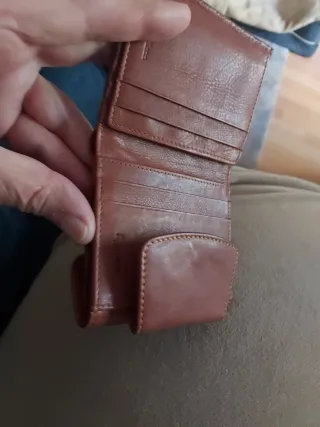 Cartera Billetera Bossanova Marrón con Diseño