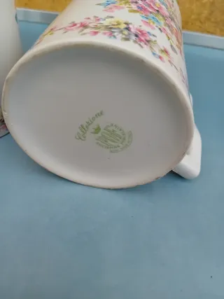 Set Olio Aceto Floreale Porcellana