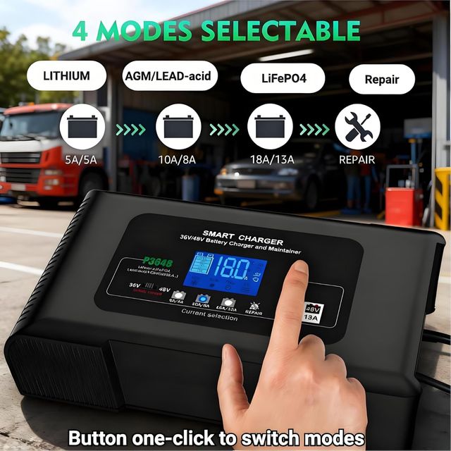 Caricabatterie Smart 36V/48V 18A