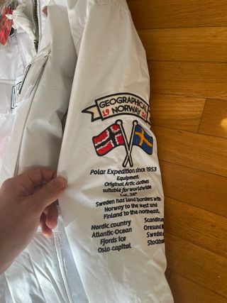 Chaqueta Geographical Norway Hombre Blanca