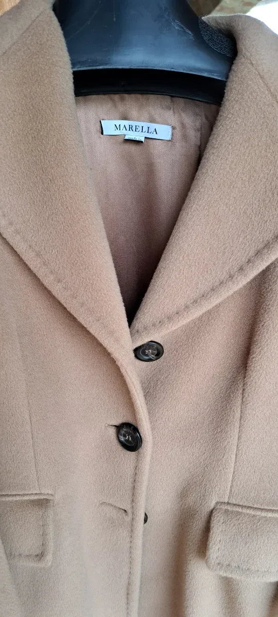 Cappotto lungo Marella beige