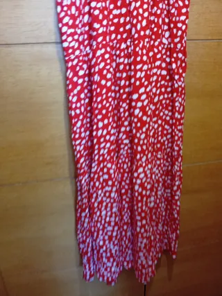 Espectacular maxi vestido estampado