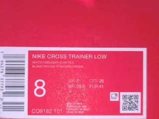 Zapatillas Nike Blancas y Rojas