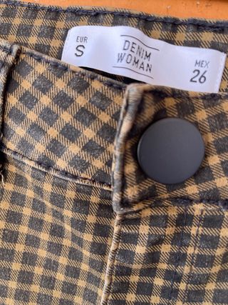 Falda cuadros Lefties