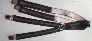 Bretelle vintage beige e nere