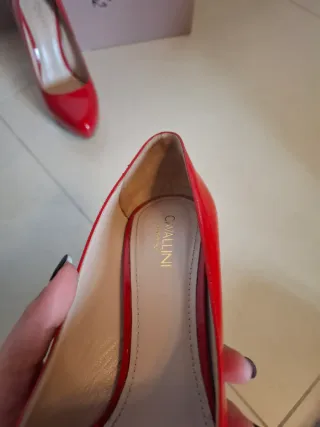 Scarpe con tacco Cavallini rosse